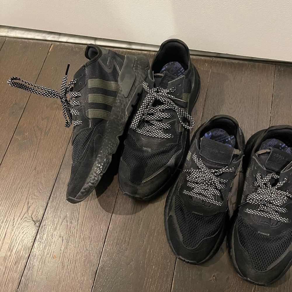 Adidas shoes Men size 10 and boys size 4.5
